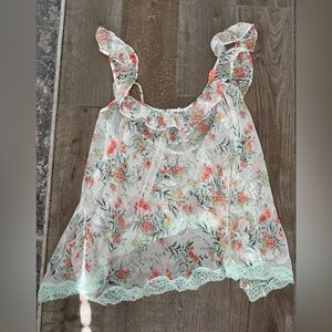 Victoria's Secret Floral Print IntimateTop
